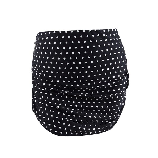 polka dot swim skirt