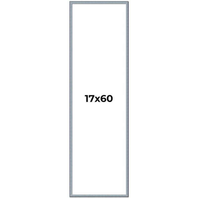 17x60 Frame Rustic Sky Blue Solid Wood Picture Frame | 0.75 Inch