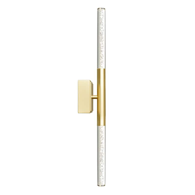 Dragonswatch Integrated LED Satin Gold Vanity Light - Satin Gold