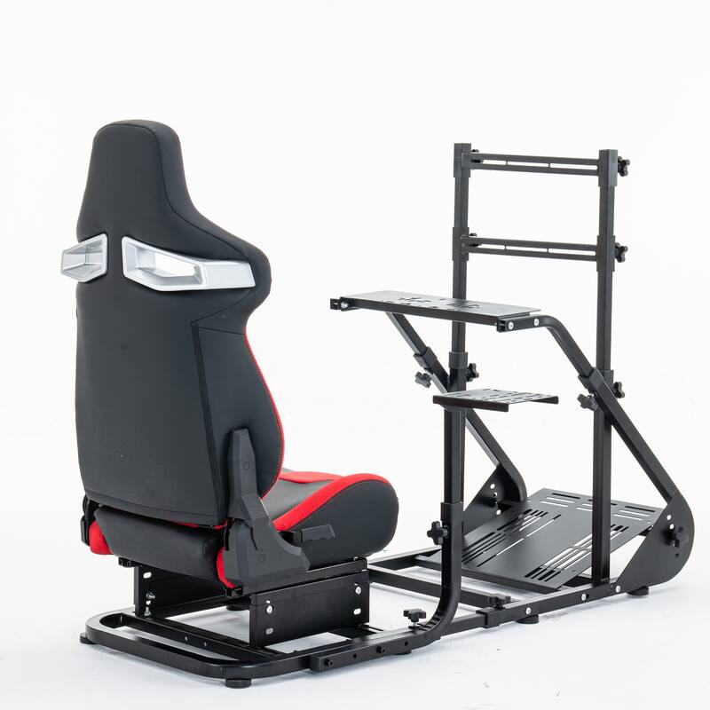Enhanced and Stable Racing Wheel Cockpit, Compatible With Fanatec, Logitech adjustable driving simulators, excluding handbrake
