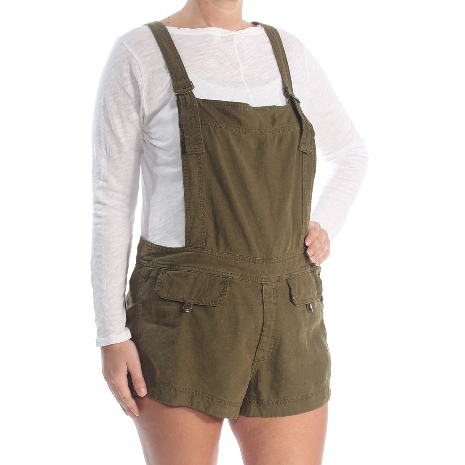 green short overalls womens