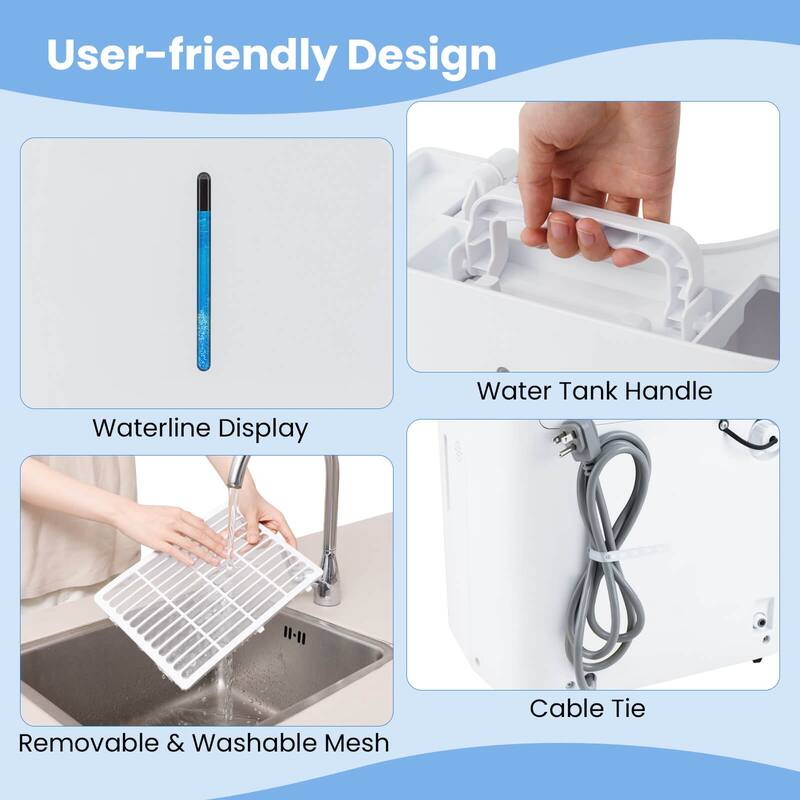 Costway 150 Pints Dehumidifier with Pump with 24H Timer LED Display - See Details