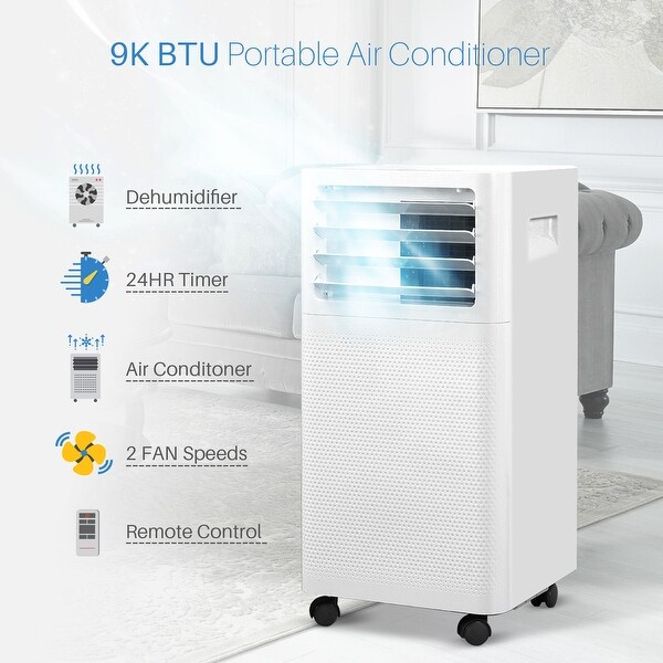9000 btu portable air conditioner room size