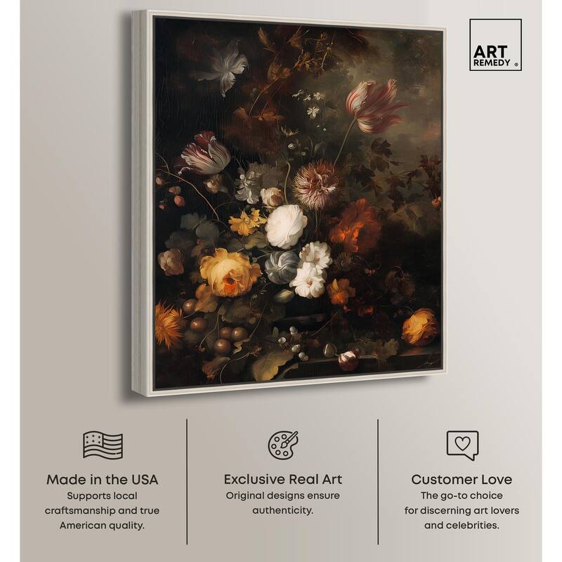 Shadowed Petal Secrets II Canvas by Art Remedy