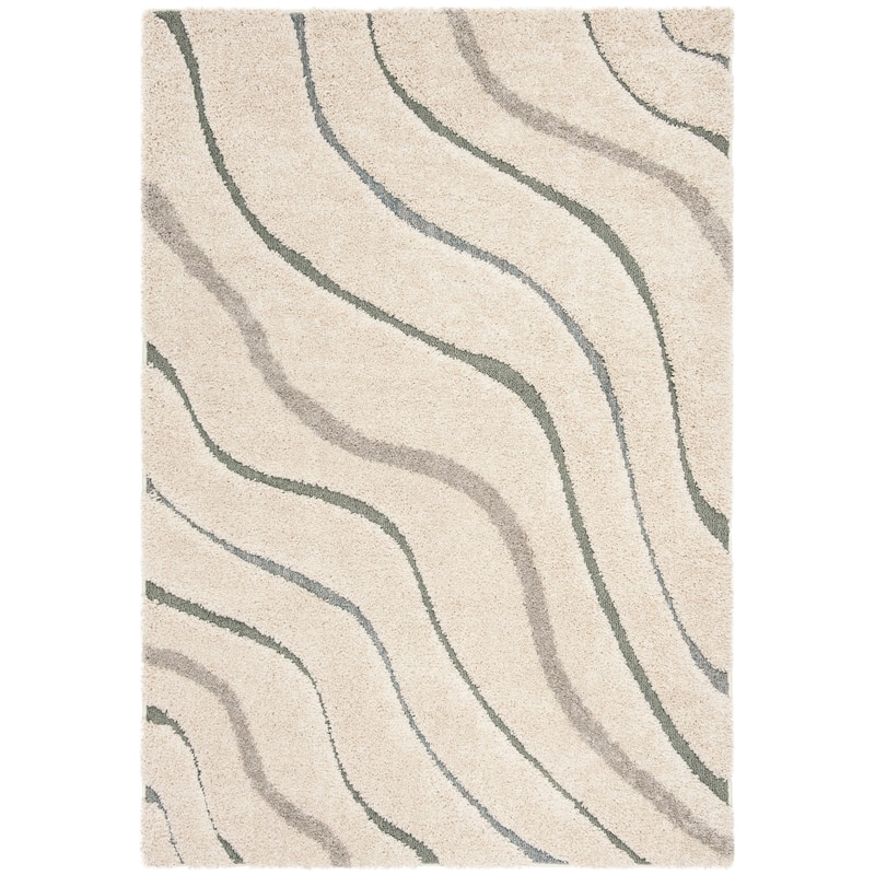 SAFAVIEH Florida Shag Hervor Soft Serene Waves 1.2-inch Thick Rug