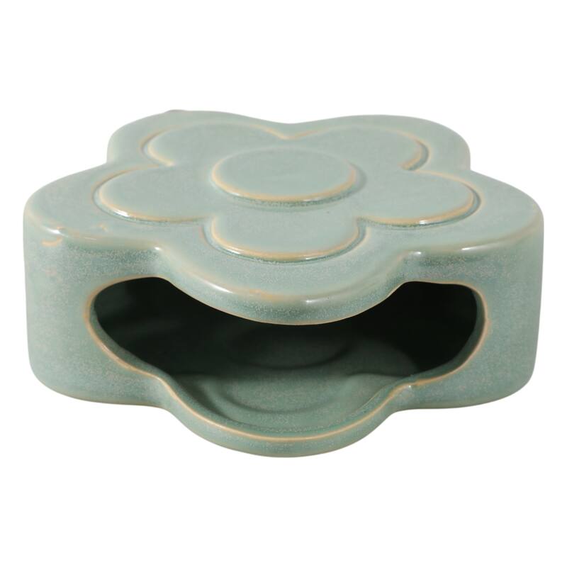 Ceramic Storage Flower Shape Modern Accent - 6"
