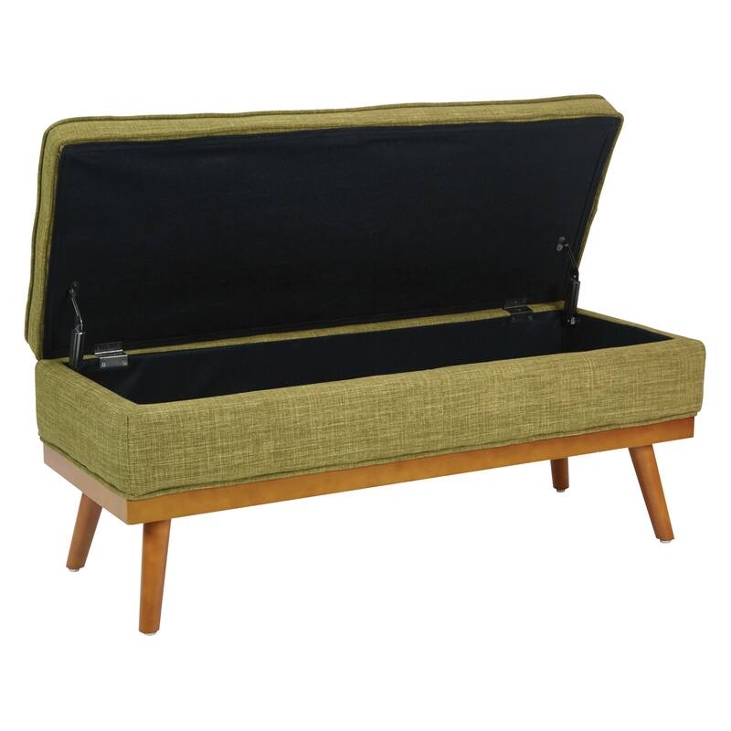 Carson Carrington Sastamala Mid-century Storage Bench