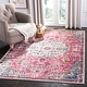 preview thumbnail 17 of 18, SAFAVIEH Madison Sabire Boho Medallion Distressed Rug - Black/Teal - 5' 3" x 7' 6"