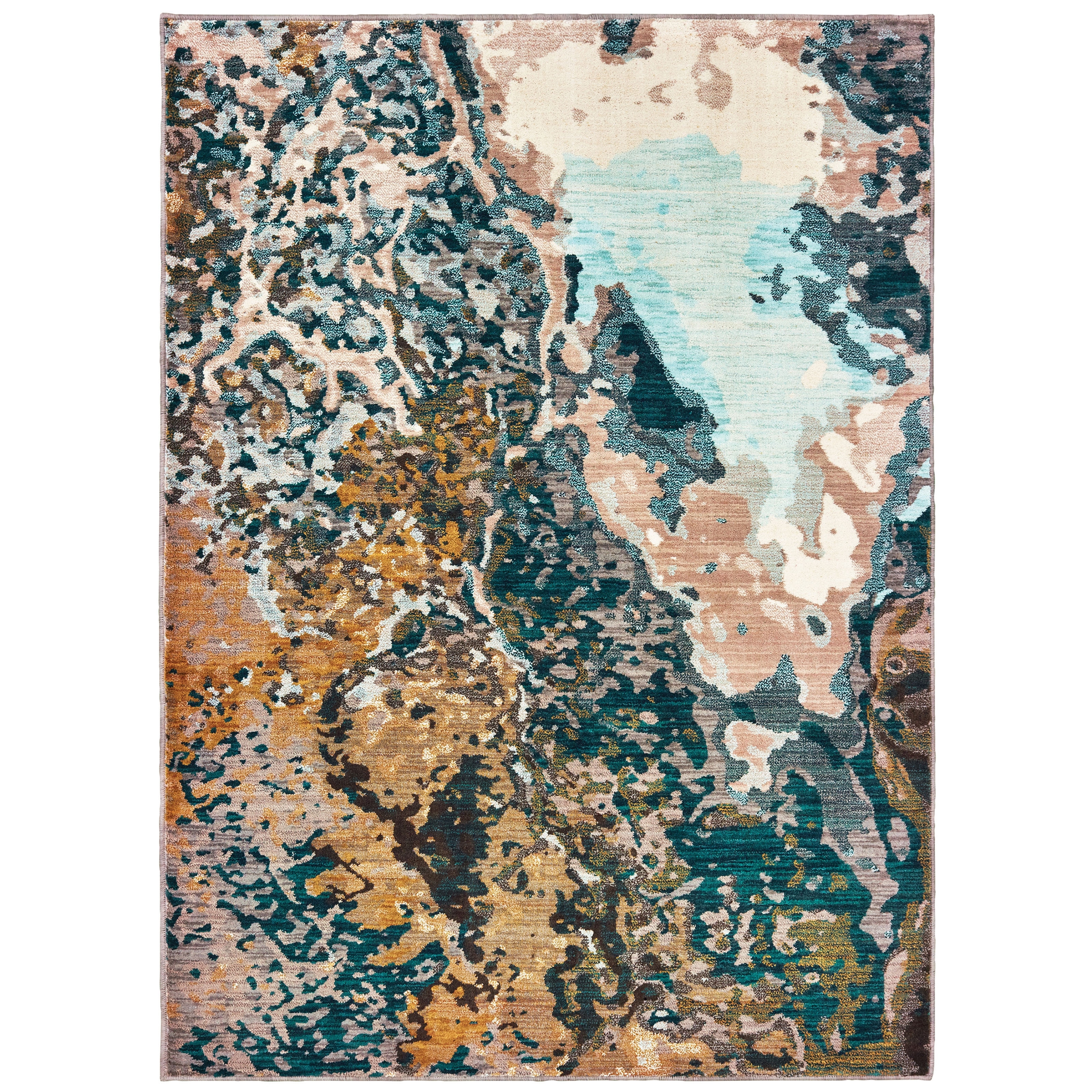 Style Haven Sierra Distressed Abstract Area Rug