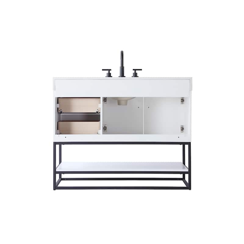 Elegant Lighting VF29242 Caroline 42" Free Standing Single Basin