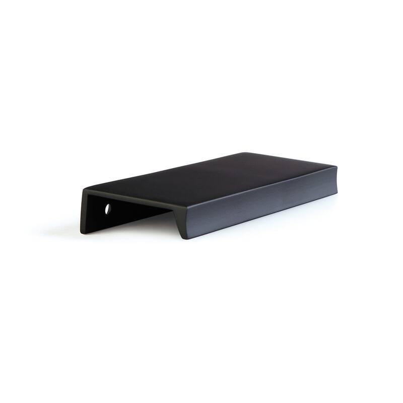 Schaub and Company 10011 Sabre 4" Center to Center Solid Metal Finger - Matte Black