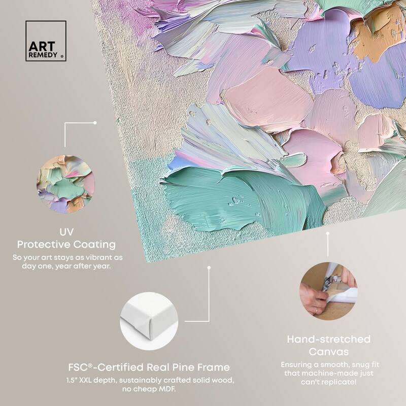 Flowing Mousse II Canvas by Art Remedy, Gallery Wrapped