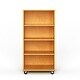 preview thumbnail 10 of 21, Tot Mate Open Single Sided Mobile Storage Locker, Write-on Wipe-off Markerboard Back, 60H