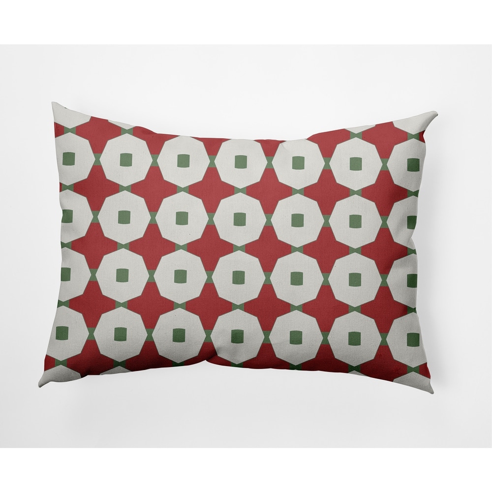 Button Up Indoor/Outdoor Throw Pillow