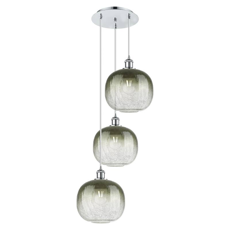 Innovations Lighting Endless Possibilities Ballston - Brookhaven Sphere - 3 Light 17" Cord Hung Multi Pendant