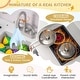 preview thumbnail 8 of 8, Gymax ids Play Kitchen Toy Set w/ Water Dispenser Sink Faucet