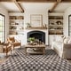 preview thumbnail 52 of 50, World Rug Gallery Contemporary Checkered Area Rug