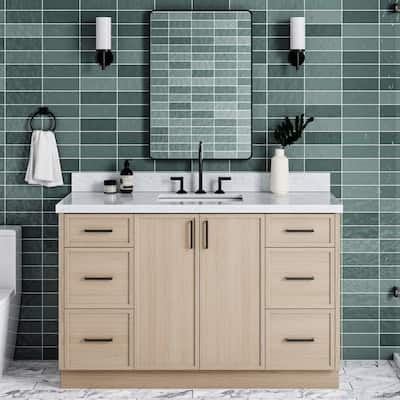 Ariel K55CWRVO Kelly 55" Free Standing Single Basin Vanity Set with