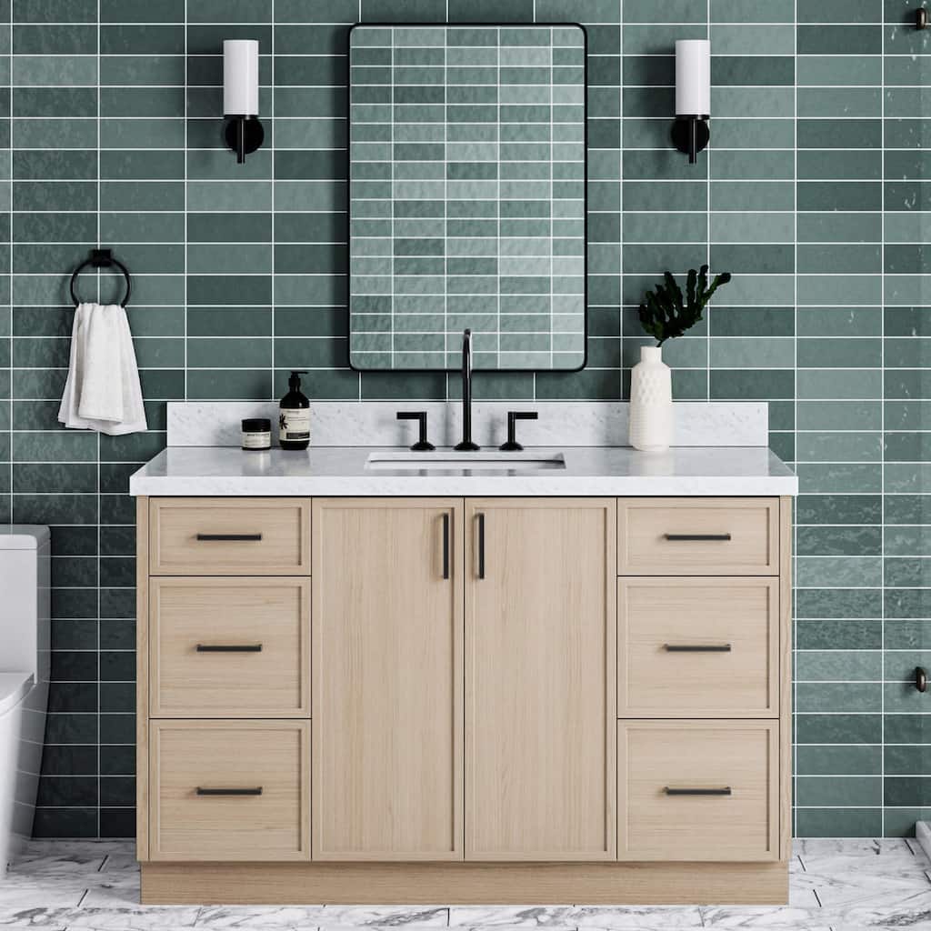 Ariel K55CWRVO Kelly 55" Free Standing Single Basin Vanity Set with