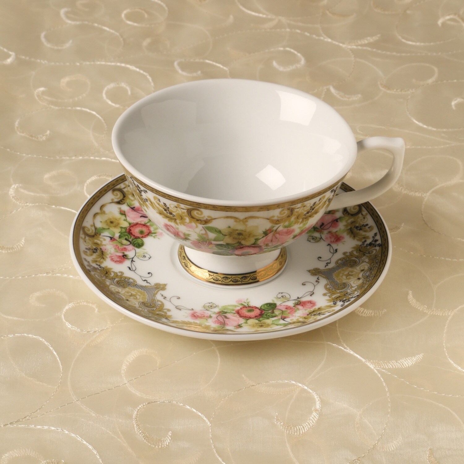 Shop Victorian Trading Fly In My Teacup Tea Set Floral Porcelain