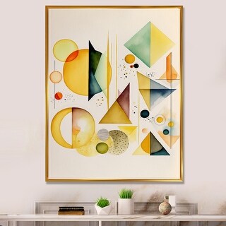 YELLOW！キャンバスアート Designart 