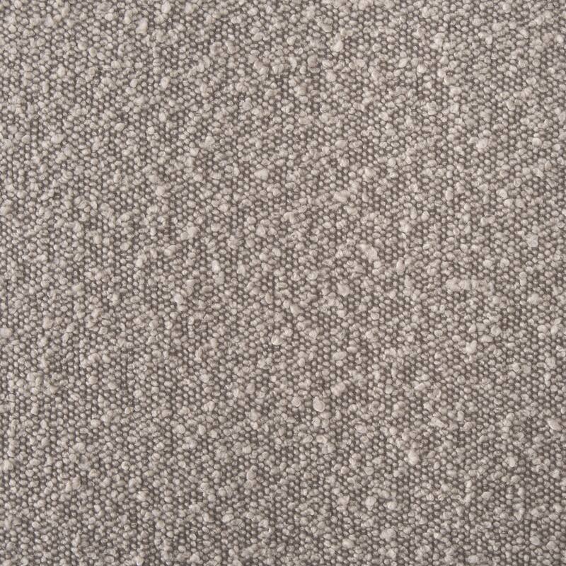 Gianna Open Back Medium Brown Wood w/ Taupe Boucle Fabric Accent Chair - 37.4L x 30.7W x 28.4H