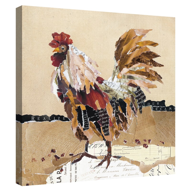 Country Rooster II by Carol Robinson Canvas Art Print
