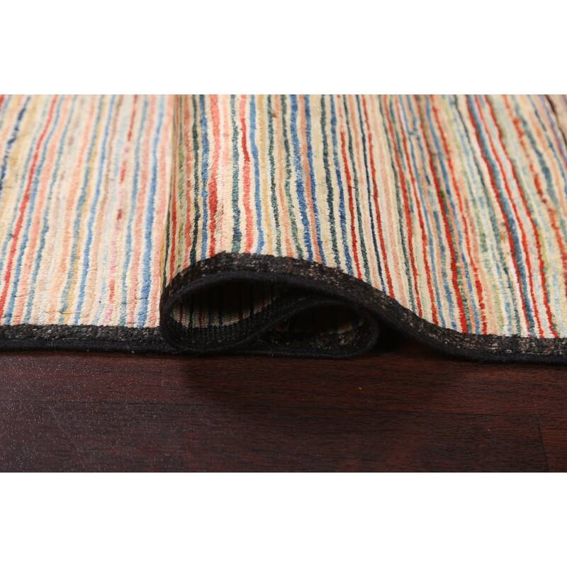 Modern Gabbeh Kashkoli Wool Area Rug Hand-knotted Home Decor Carpet - 2'6" x 3'9"