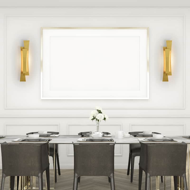 Candora Integrated LED 24in Brass Vanity Light