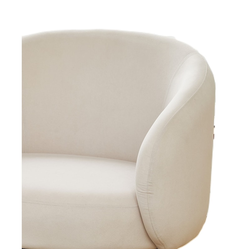 Mid Century Barrel Back Indoor Accent Chair