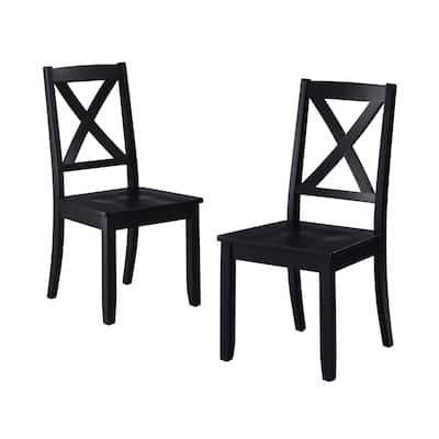 Maddox Crossing Dining Chairs, Set of 2, Dark Seafoam Finish