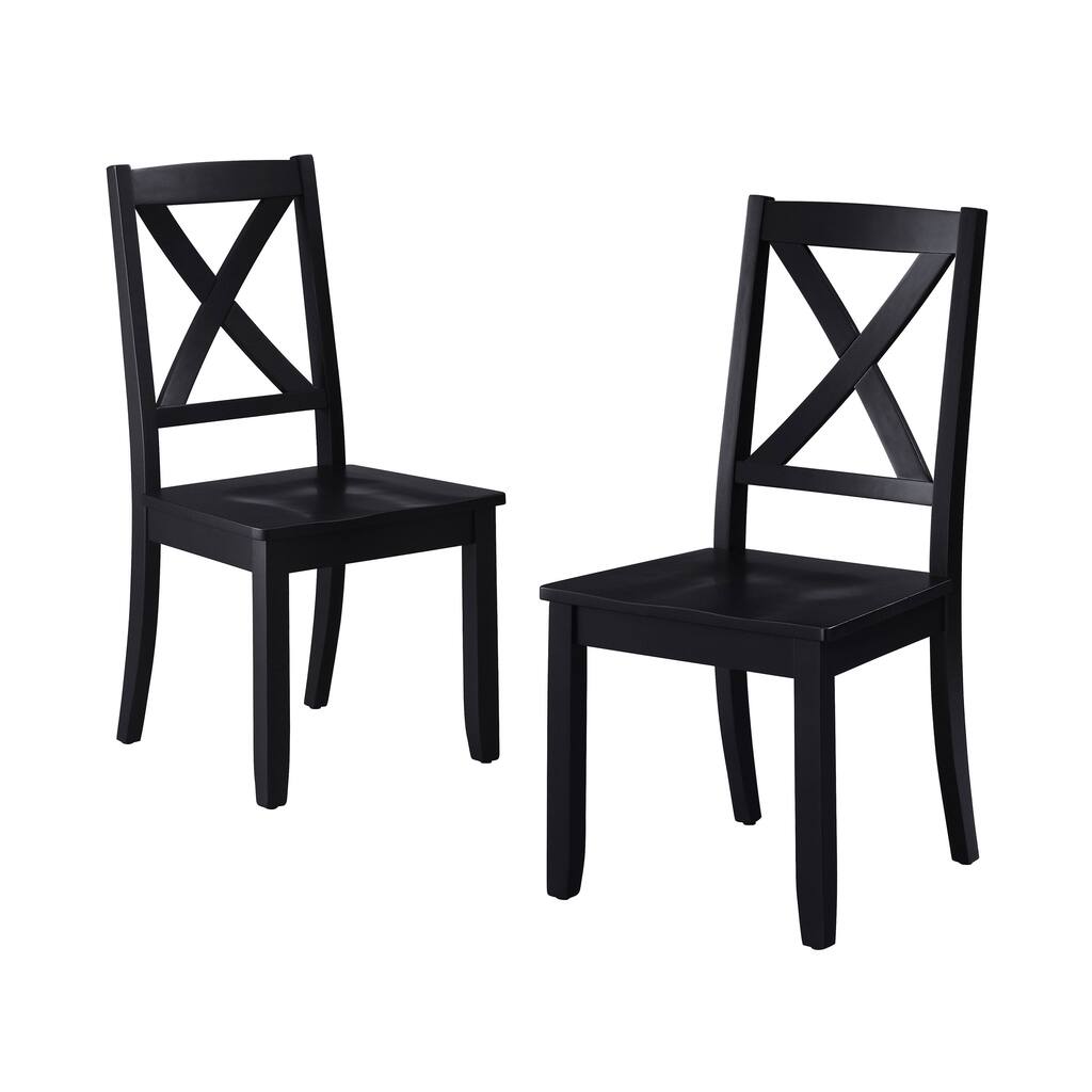 Maddox Crossing Dining Chairs, Set of 2, Dark Seafoam Finish