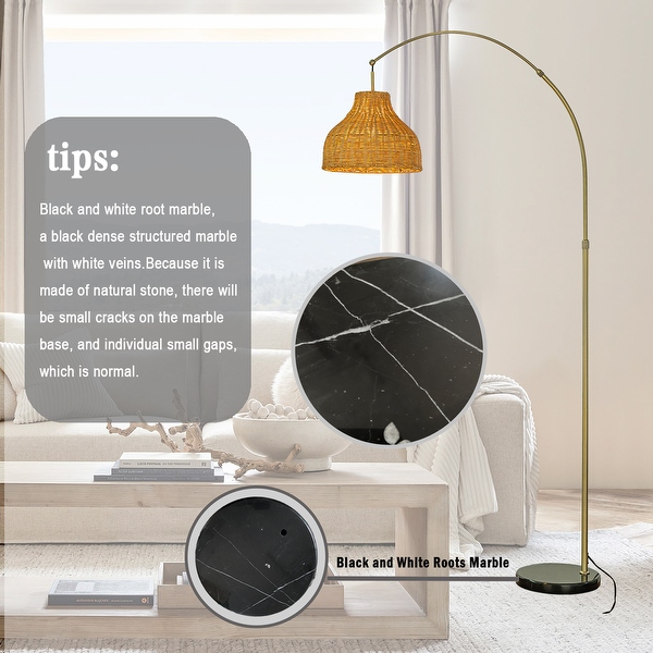 Small shade floor lamp top