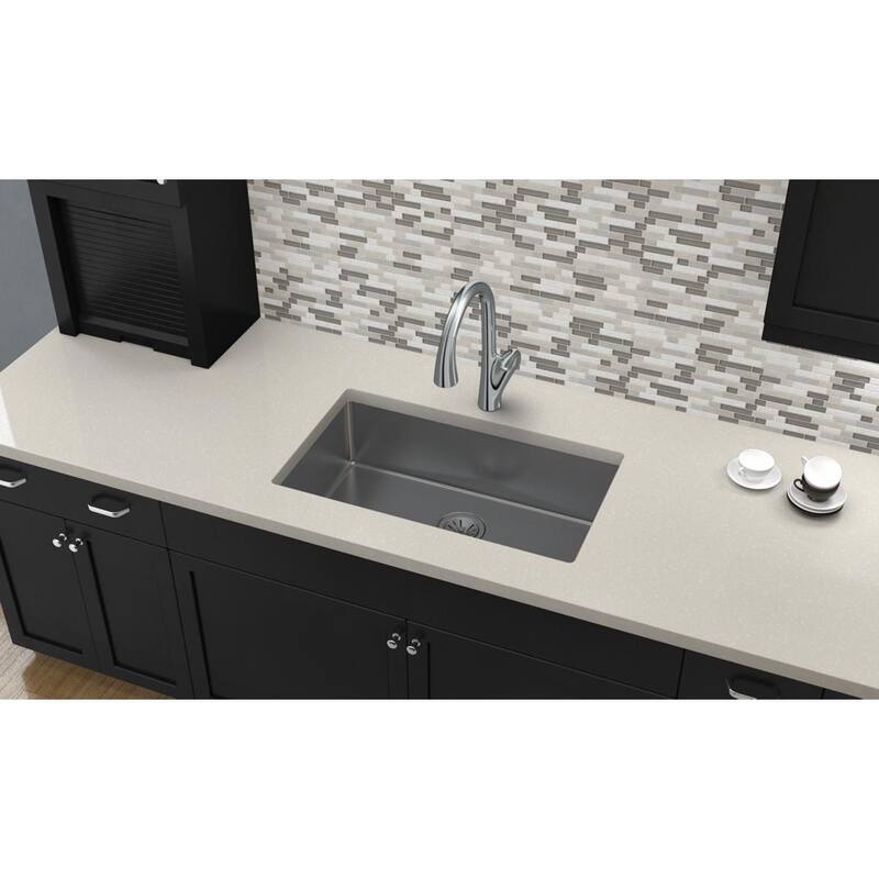 Elkay Crosstown 16 Gauge Stainless Steel 30-1/2" x 18-1/2" x 8", Single Bowl Undermount Sink