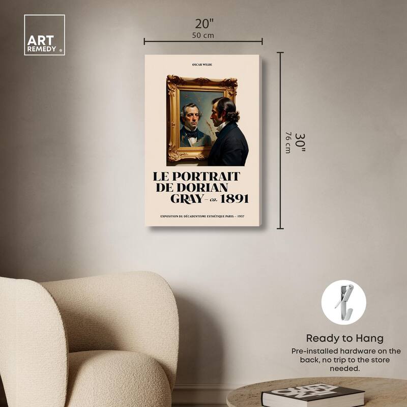 Decadent World of Dorian Gray Canvas by Art Remedy, Gallery Wrapped