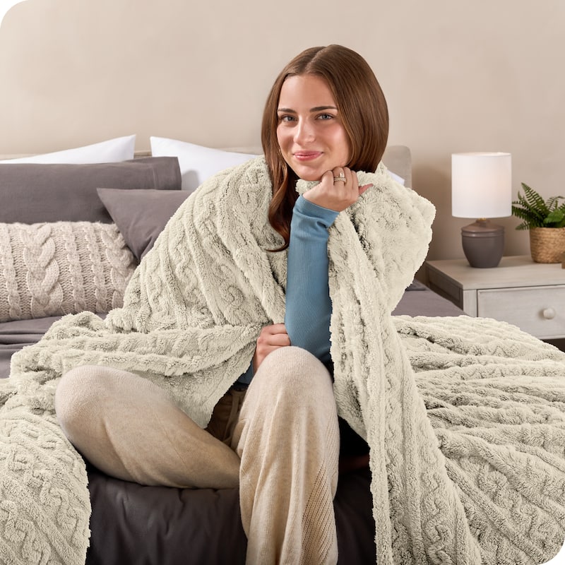 Faux Shearling Blanket