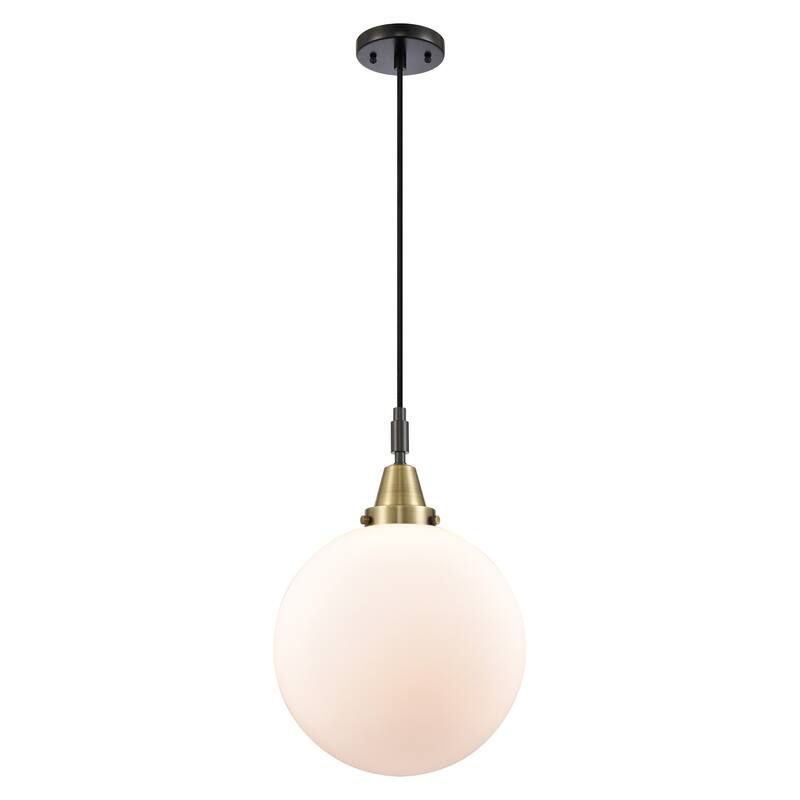 Innovations Lighting 447-1P-G201-12 Beacon 12" Wide Pendant with Matte