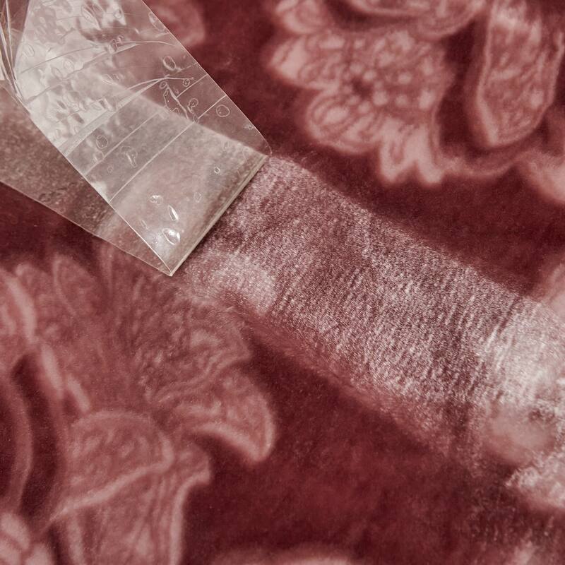 Floral & Animal 2-Ply Heavy Raschel Blanket 85" X 95"