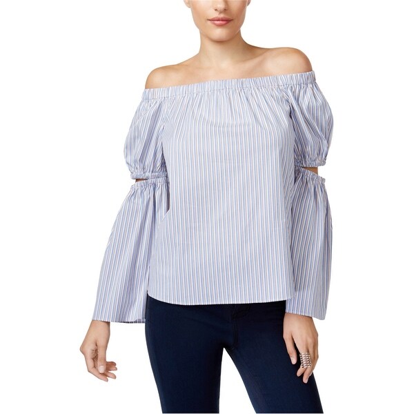 Bar Iii Womens Off The Shoulder Baby Doll Blouse. Opens flyout.
