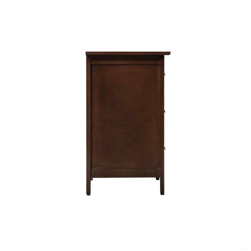 Glory Furniture Contemporary Wooden Nightstand with Drawers
