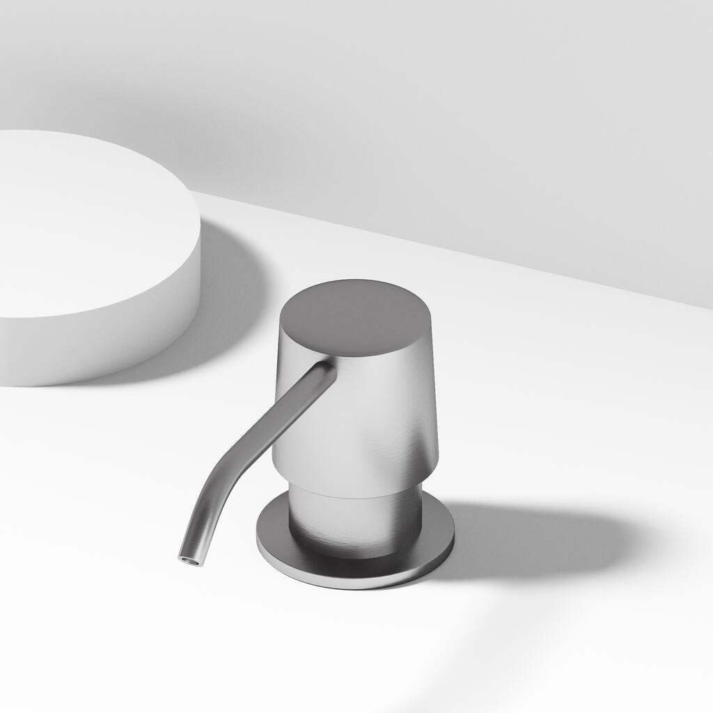 VIGO 12 oz. 1.5" W Kitchen Soap Dispenser in Stainless Steel