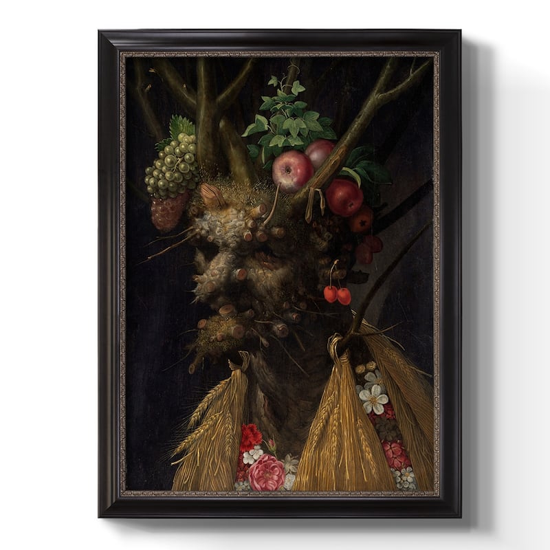Four Seasons in One Head Premium Framed Canvas- Ready to Hang