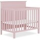 preview thumbnail 1 of 5, Dream On Me Ava 4-in-1 Convertible Mini Crib Pink