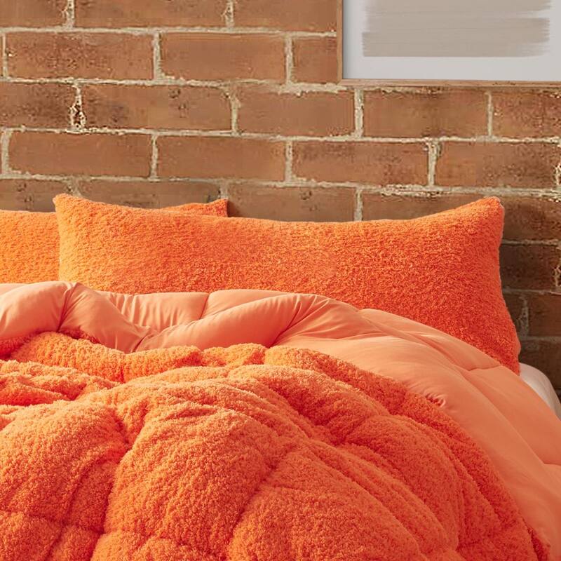 Dreamsicle Creamsicle - Coma Inducer® Pillow Sham - Orange Peel - King
