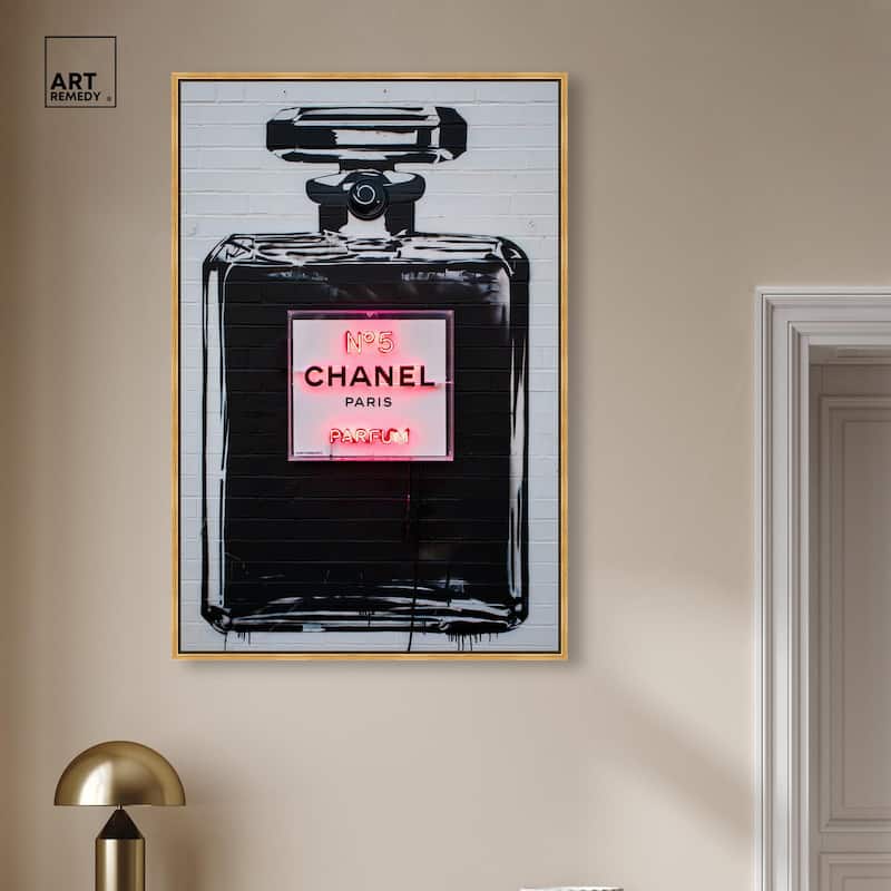 Parisian Perfume II Canvas by Art Remedy