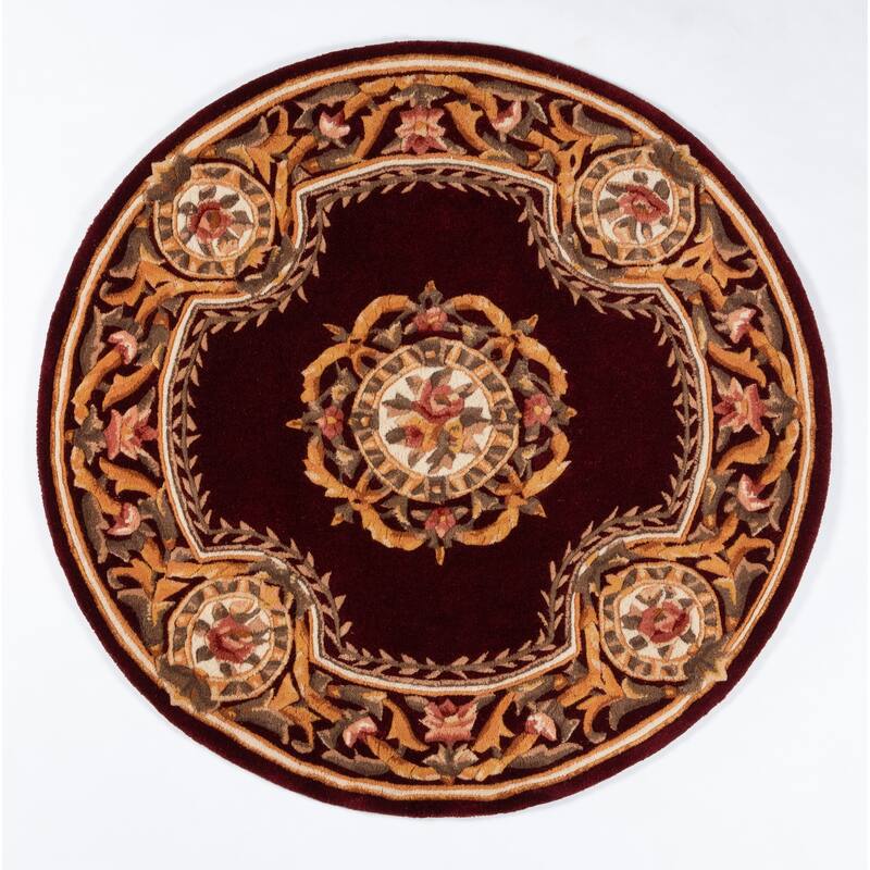 Momeni Harmony Hand Tufted Wool Traditional Floral Area Rug
