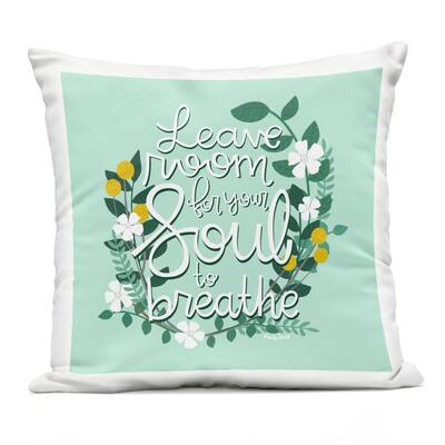Stupell Room For Soul To Breathe Printed Outdoor Throw Pillow Design by Mandy Ford Art + Illustration