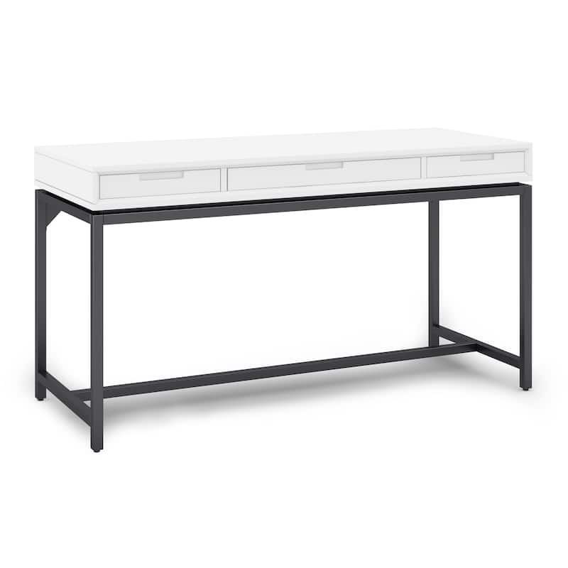 WYNDENHALL Devlin SOLID HARDWOOD Industrial 60 inch Wide Desk