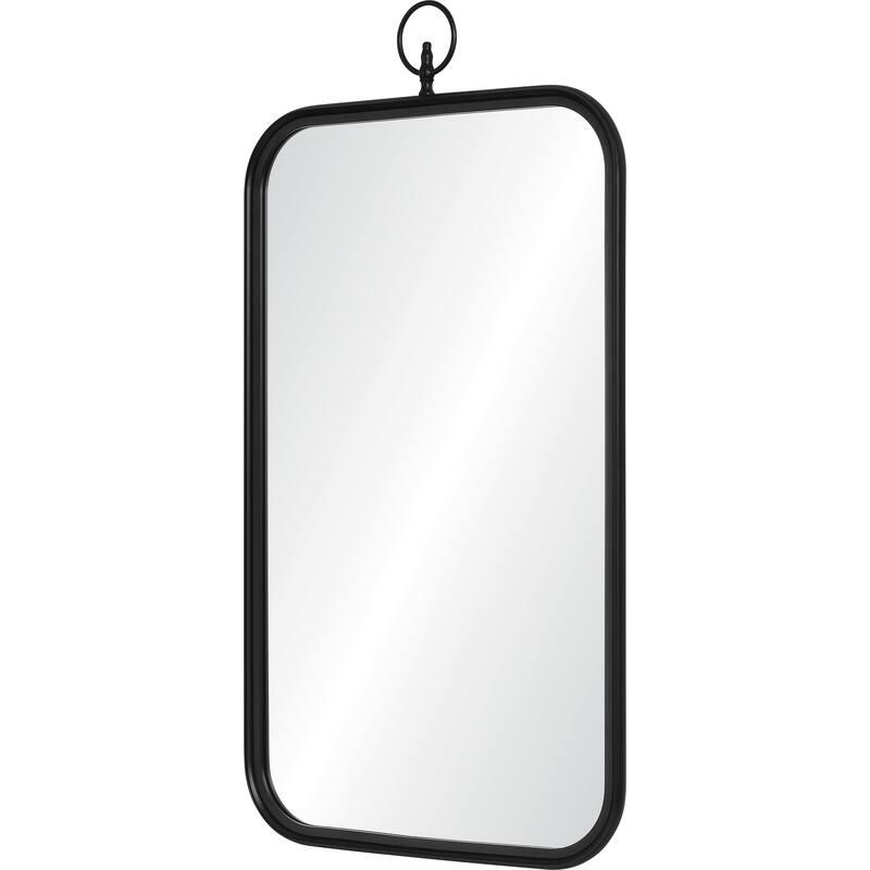 Renwil Priscilla 39.5" Tall Rectangle Wall Mirror, Black