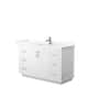 Option White, Nickel Trim, Giotto Quartz Top